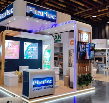 Stand de PharTec diseñado y montado por Neo Design Europe